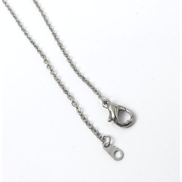 VTG Disney Mickey Mouse Flip Flop Pendant Necklace Black Rhinestone AB Girls - Picture 6 of 16